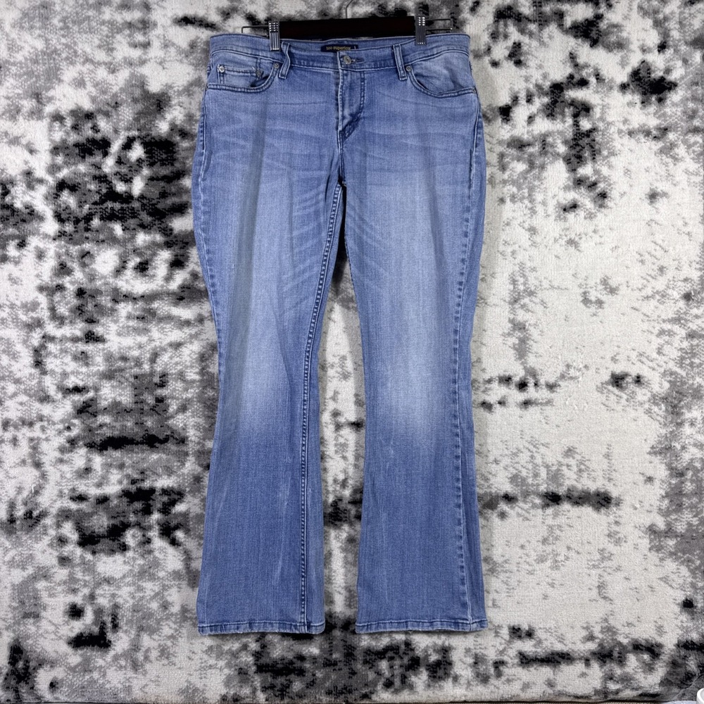 Levis 524 Too Superlow Jeans Womens 15M‎ Light Wash Cowgirl Coastal Hippie Y2k